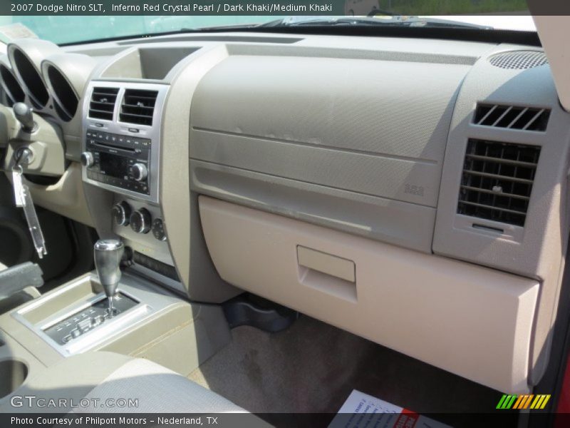 Inferno Red Crystal Pearl / Dark Khaki/Medium Khaki 2007 Dodge Nitro SLT