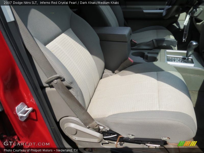 Inferno Red Crystal Pearl / Dark Khaki/Medium Khaki 2007 Dodge Nitro SLT