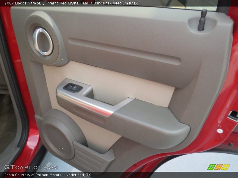 Inferno Red Crystal Pearl / Dark Khaki/Medium Khaki 2007 Dodge Nitro SLT