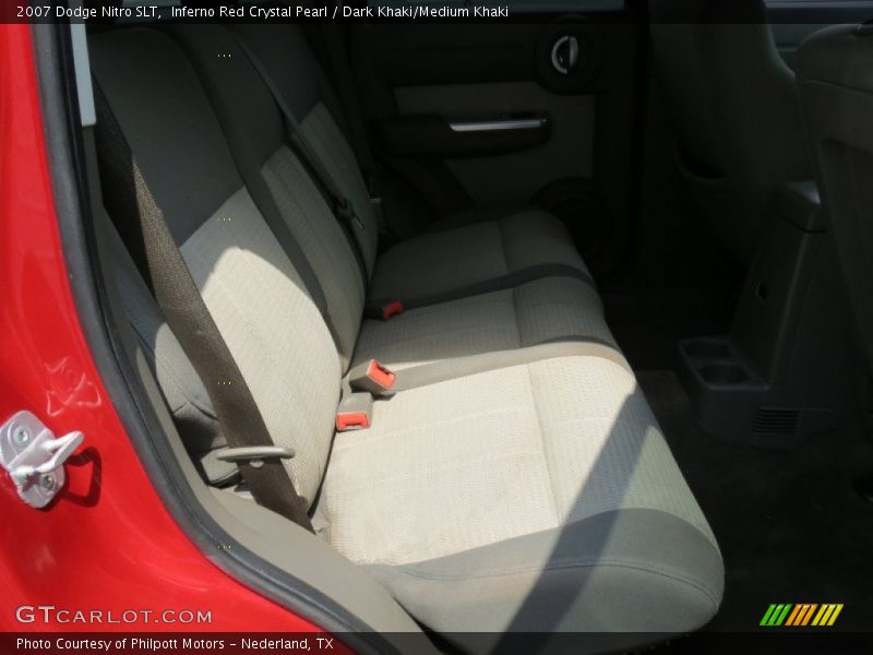 Inferno Red Crystal Pearl / Dark Khaki/Medium Khaki 2007 Dodge Nitro SLT