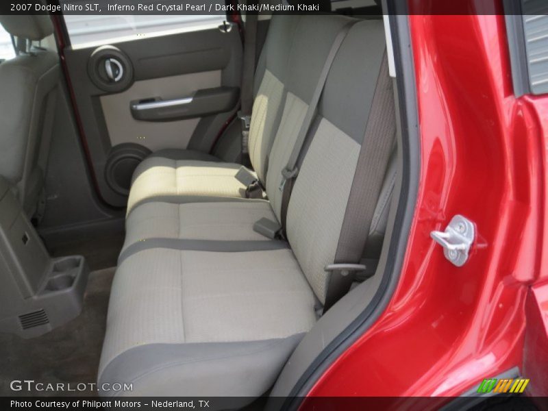 Inferno Red Crystal Pearl / Dark Khaki/Medium Khaki 2007 Dodge Nitro SLT
