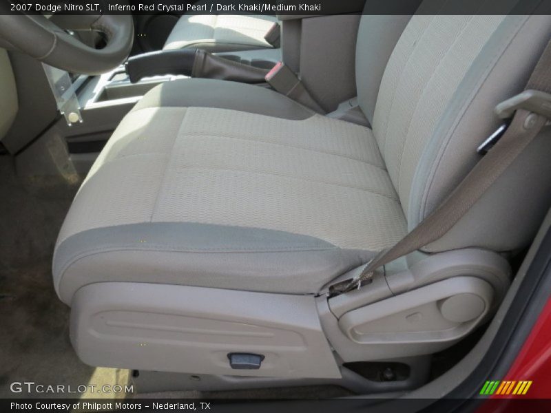 Inferno Red Crystal Pearl / Dark Khaki/Medium Khaki 2007 Dodge Nitro SLT