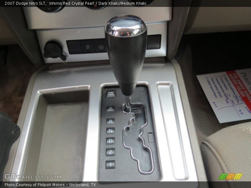 Inferno Red Crystal Pearl / Dark Khaki/Medium Khaki 2007 Dodge Nitro SLT
