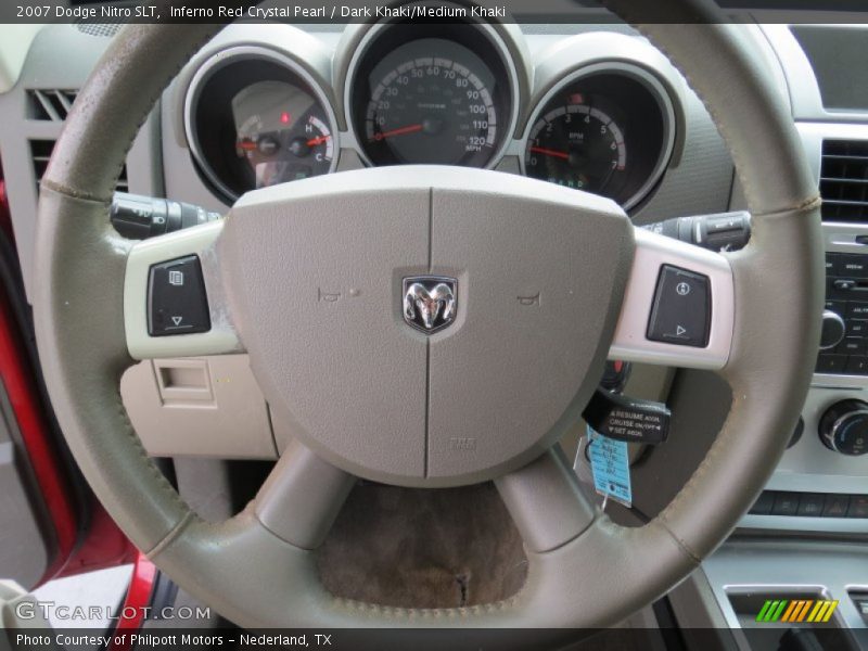 Inferno Red Crystal Pearl / Dark Khaki/Medium Khaki 2007 Dodge Nitro SLT
