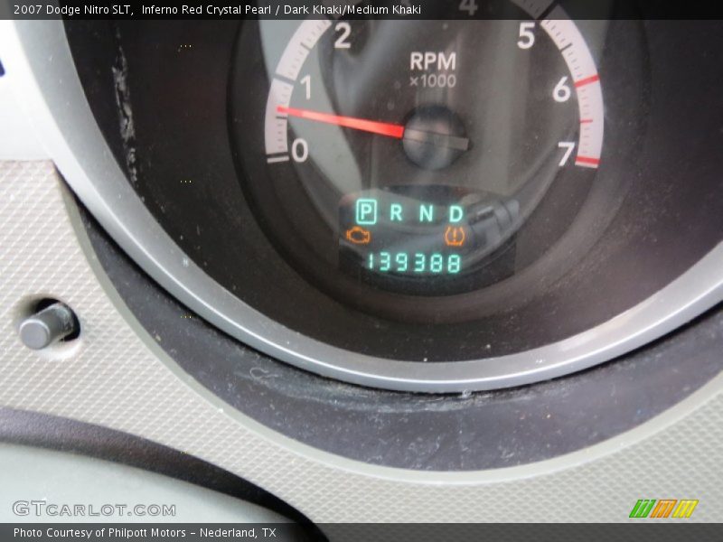 Inferno Red Crystal Pearl / Dark Khaki/Medium Khaki 2007 Dodge Nitro SLT
