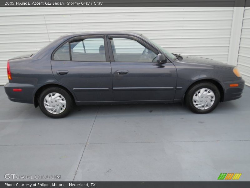 Stormy Gray / Gray 2005 Hyundai Accent GLS Sedan