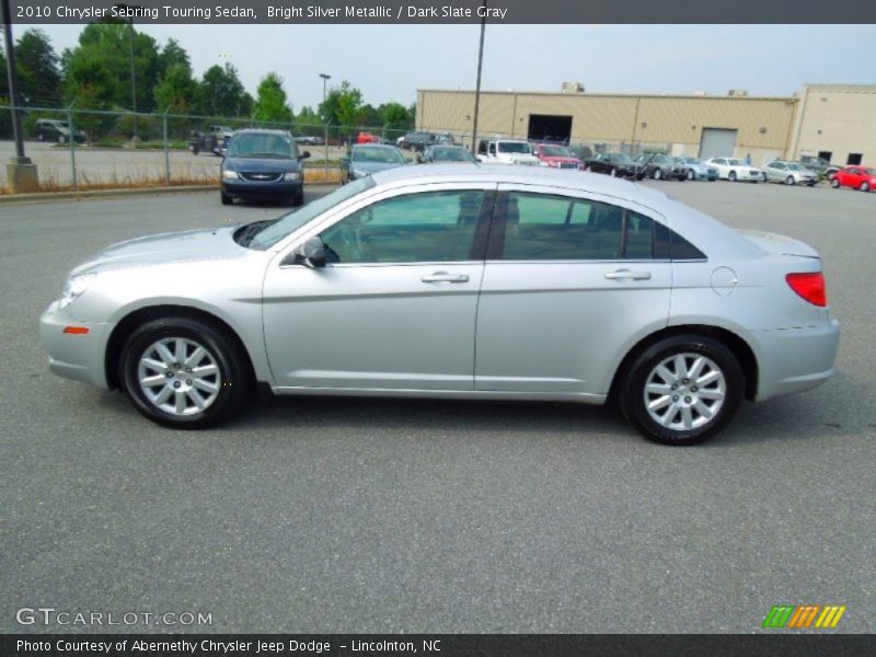 Bright Silver Metallic / Dark Slate Gray 2010 Chrysler Sebring Touring Sedan