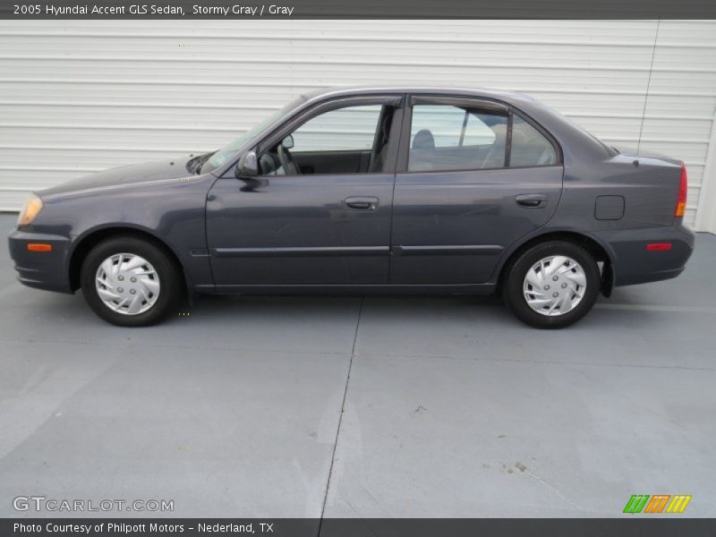 Stormy Gray / Gray 2005 Hyundai Accent GLS Sedan