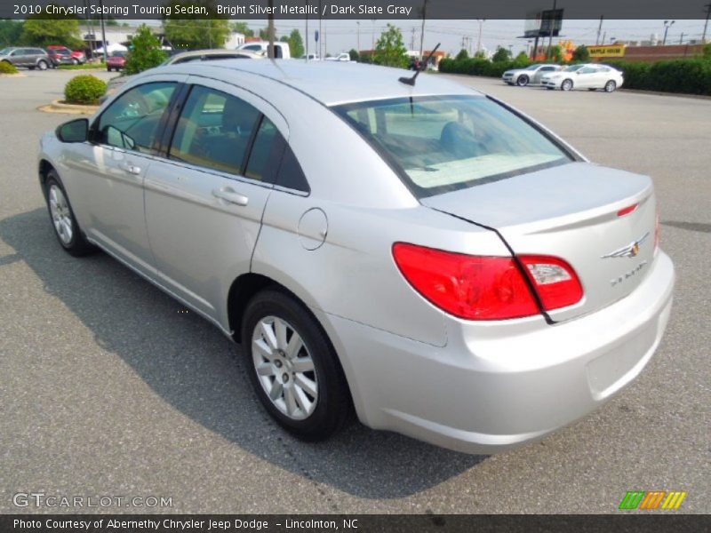Bright Silver Metallic / Dark Slate Gray 2010 Chrysler Sebring Touring Sedan