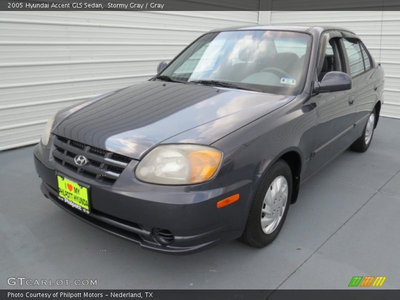 Stormy Gray / Gray 2005 Hyundai Accent GLS Sedan