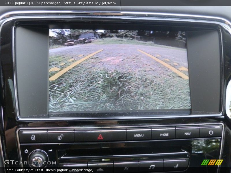 Stratus Grey Metallic / Jet/Ivory 2012 Jaguar XJ XJL Supercharged