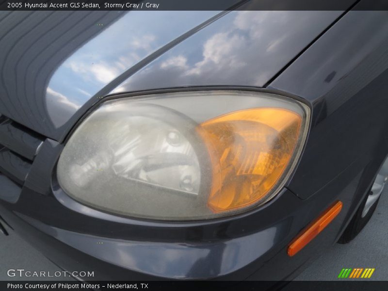 Stormy Gray / Gray 2005 Hyundai Accent GLS Sedan