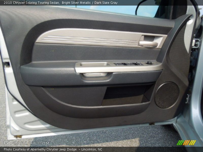 Bright Silver Metallic / Dark Slate Gray 2010 Chrysler Sebring Touring Sedan