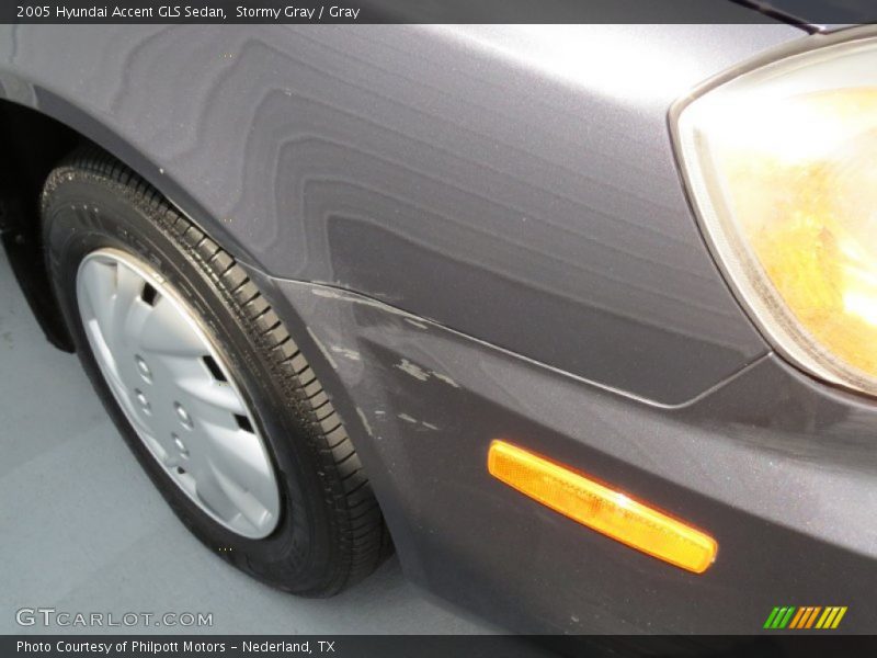 Stormy Gray / Gray 2005 Hyundai Accent GLS Sedan