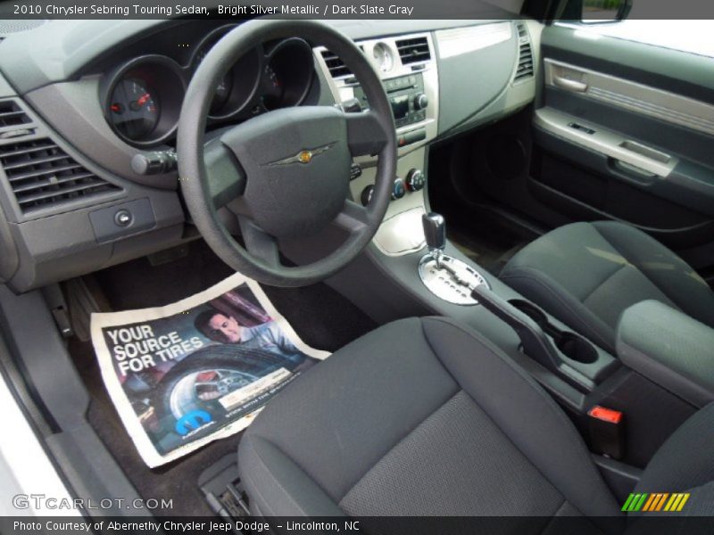 Bright Silver Metallic / Dark Slate Gray 2010 Chrysler Sebring Touring Sedan