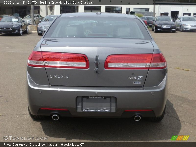 Sterling Gray Metallic / Dark Charcoal 2012 Lincoln MKZ AWD