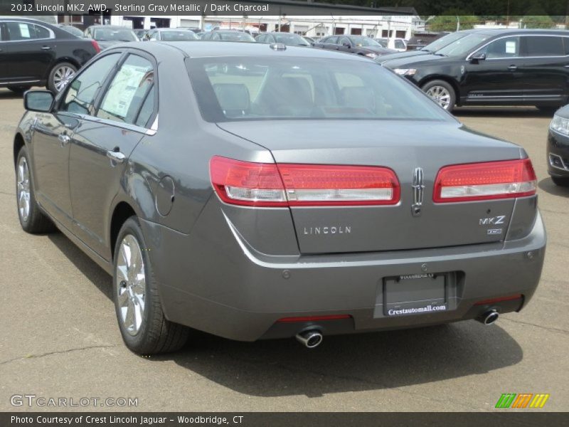 Sterling Gray Metallic / Dark Charcoal 2012 Lincoln MKZ AWD