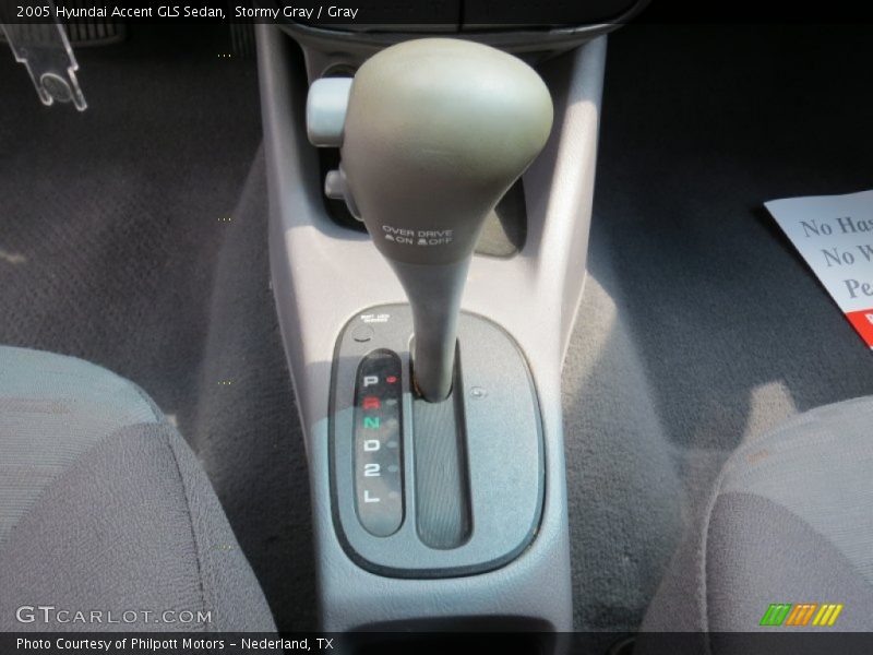 Stormy Gray / Gray 2005 Hyundai Accent GLS Sedan