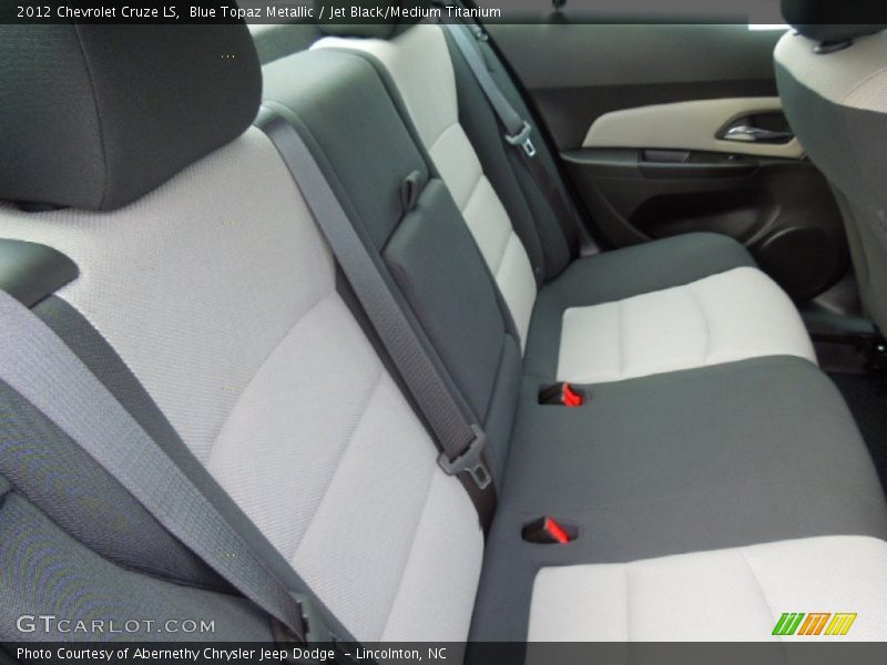 Blue Topaz Metallic / Jet Black/Medium Titanium 2012 Chevrolet Cruze LS