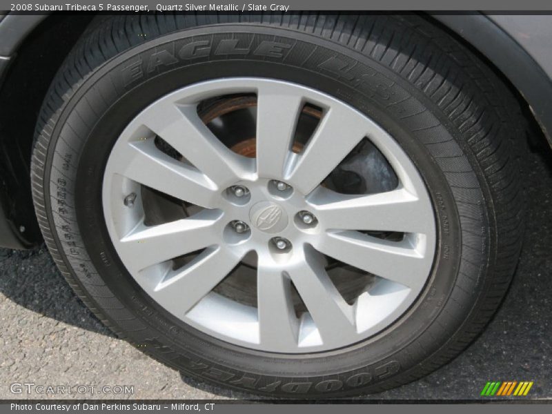 Quartz Silver Metallic / Slate Gray 2008 Subaru Tribeca 5 Passenger