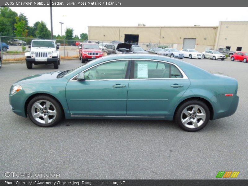  2009 Malibu LT Sedan Silver Moss Metallic