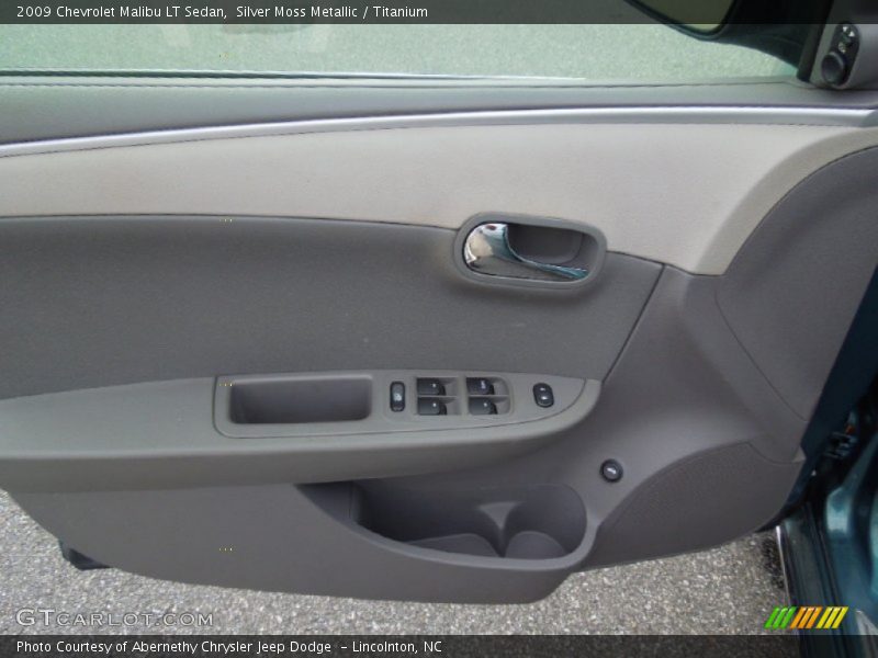 Silver Moss Metallic / Titanium 2009 Chevrolet Malibu LT Sedan