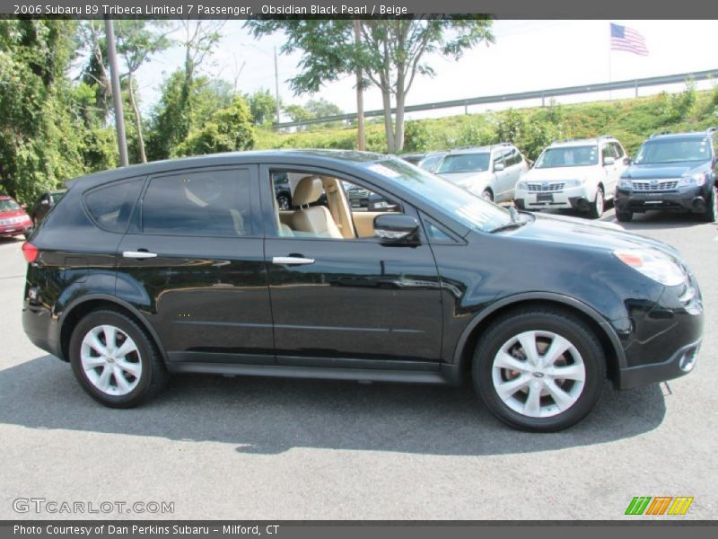 Obsidian Black Pearl / Beige 2006 Subaru B9 Tribeca Limited 7 Passenger