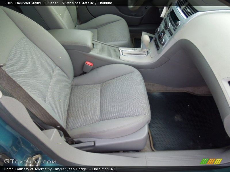 Silver Moss Metallic / Titanium 2009 Chevrolet Malibu LT Sedan