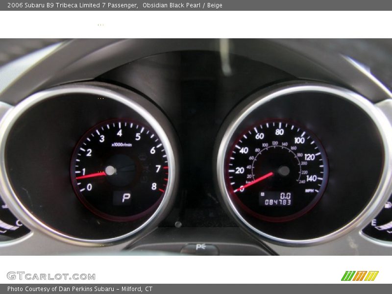 Obsidian Black Pearl / Beige 2006 Subaru B9 Tribeca Limited 7 Passenger