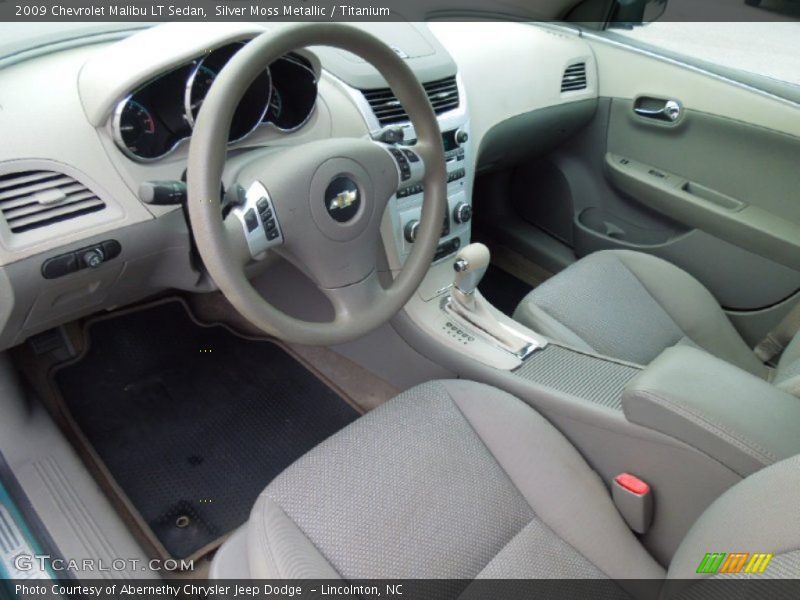 Titanium Interior - 2009 Malibu LT Sedan 