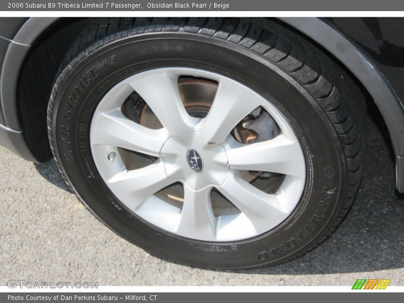 Obsidian Black Pearl / Beige 2006 Subaru B9 Tribeca Limited 7 Passenger