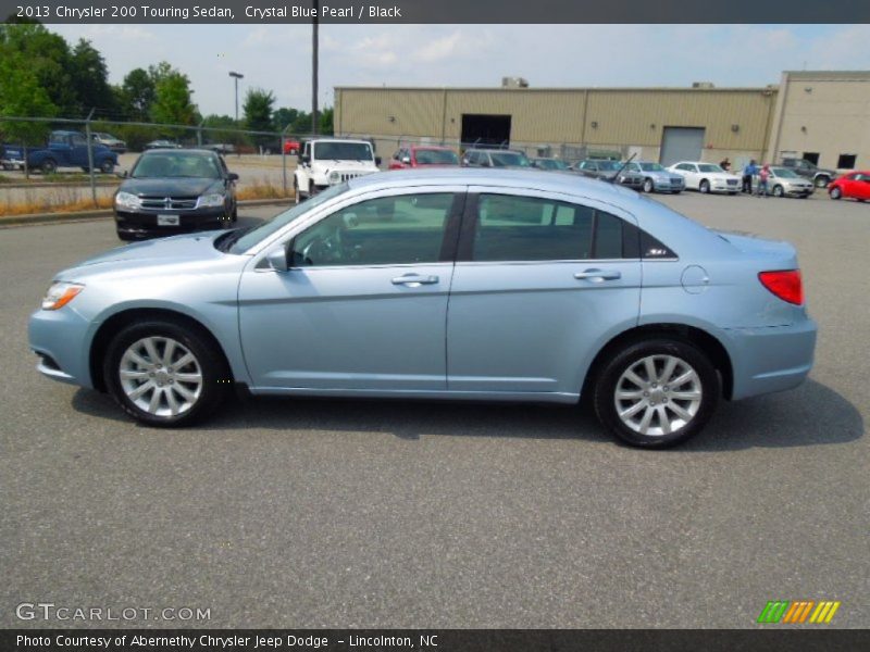 Crystal Blue Pearl / Black 2013 Chrysler 200 Touring Sedan