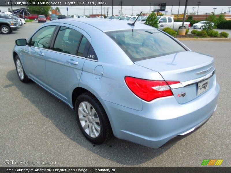Crystal Blue Pearl / Black 2013 Chrysler 200 Touring Sedan
