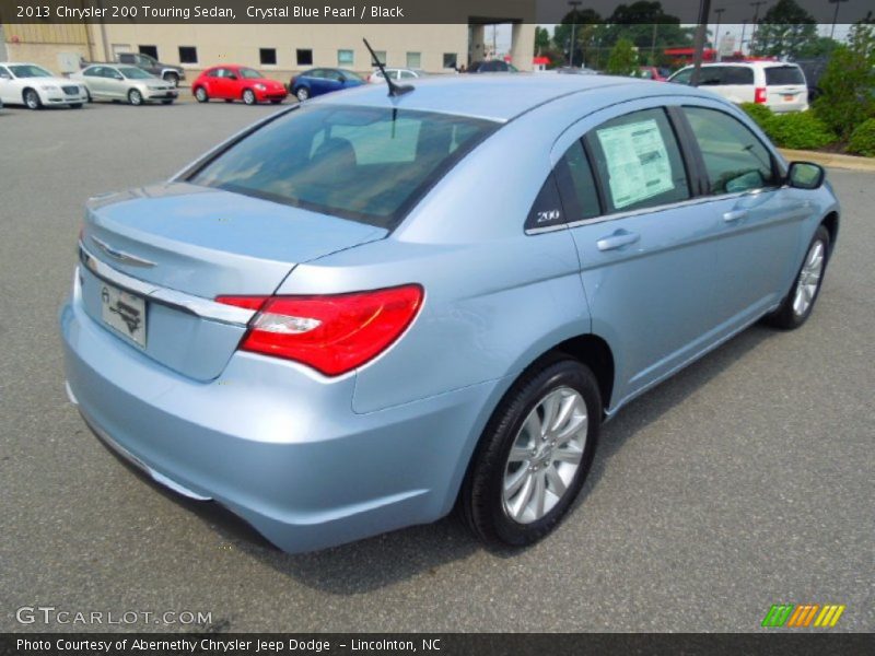Crystal Blue Pearl / Black 2013 Chrysler 200 Touring Sedan