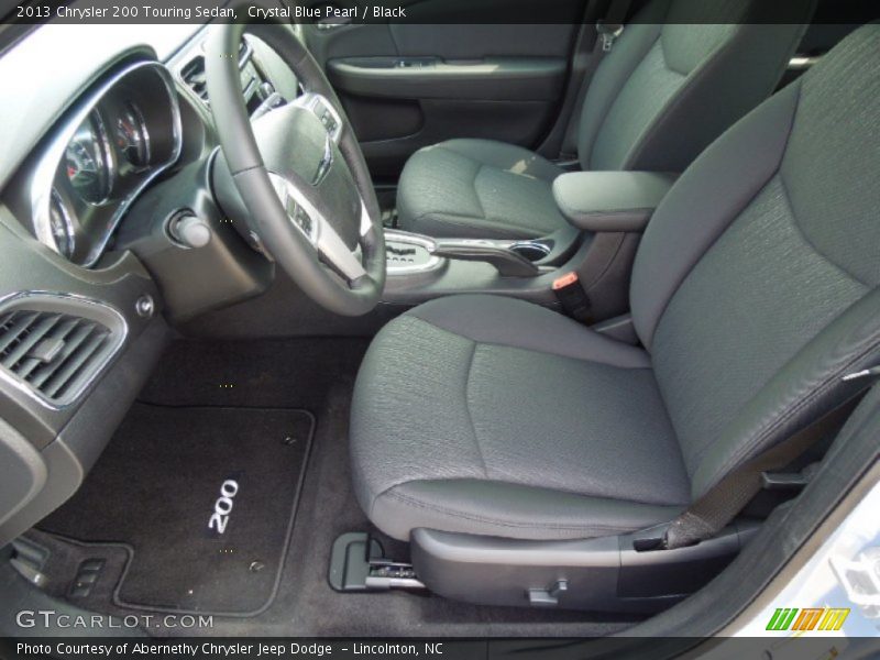Crystal Blue Pearl / Black 2013 Chrysler 200 Touring Sedan