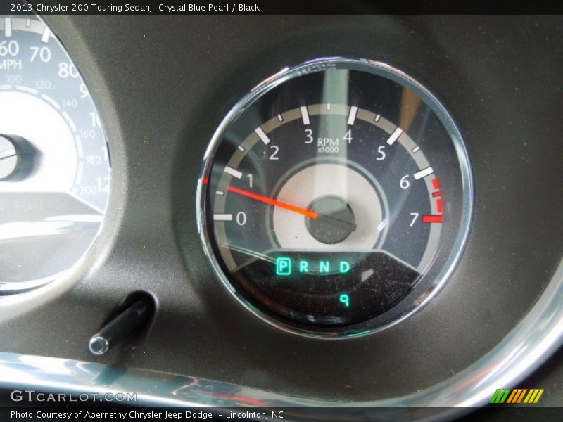 Crystal Blue Pearl / Black 2013 Chrysler 200 Touring Sedan