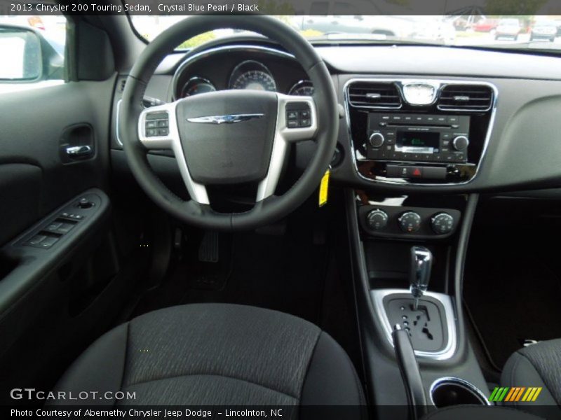 Crystal Blue Pearl / Black 2013 Chrysler 200 Touring Sedan