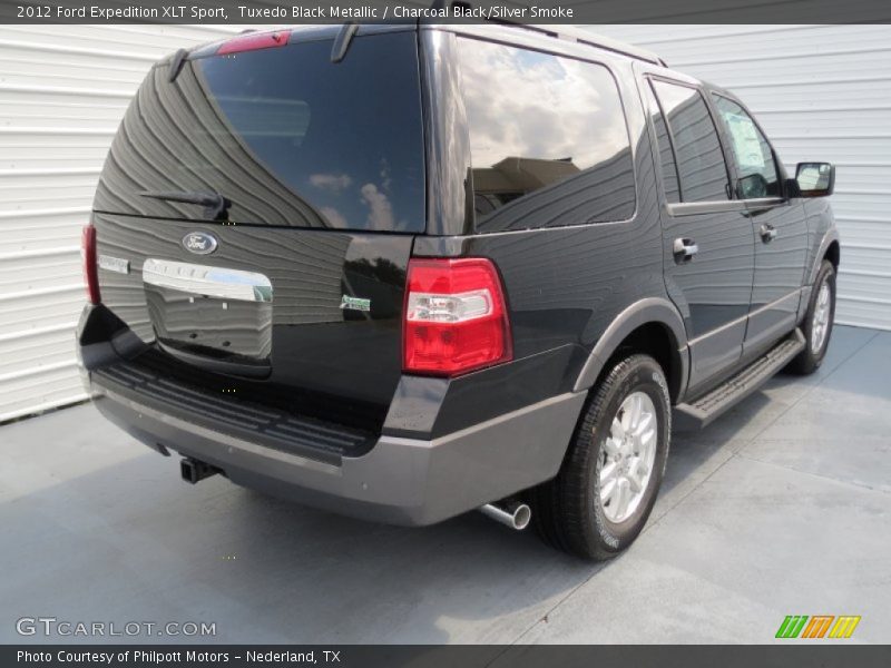 Tuxedo Black Metallic / Charcoal Black/Silver Smoke 2012 Ford Expedition XLT Sport
