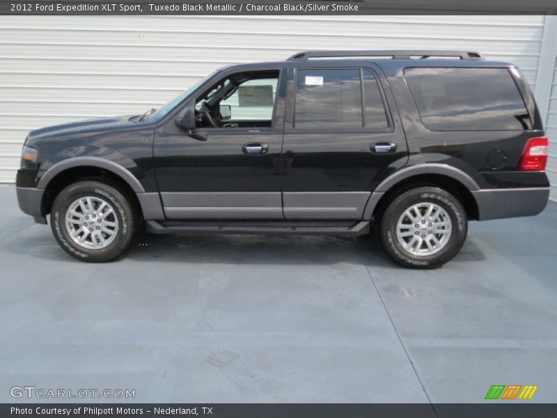 Tuxedo Black Metallic / Charcoal Black/Silver Smoke 2012 Ford Expedition XLT Sport