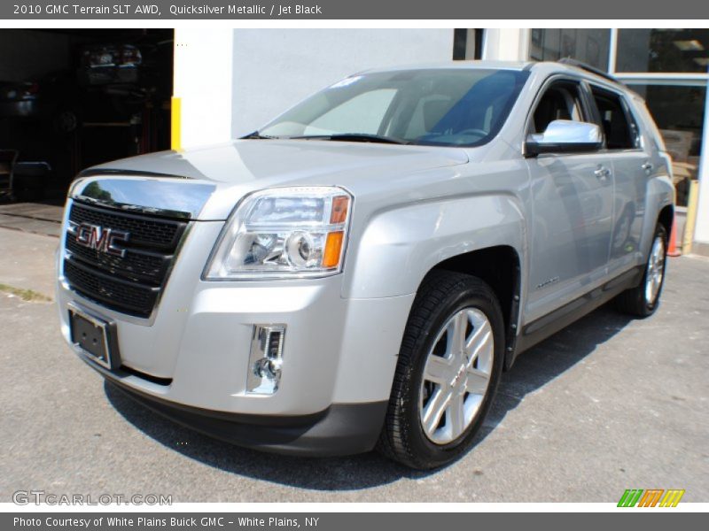Quicksilver Metallic / Jet Black 2010 GMC Terrain SLT AWD