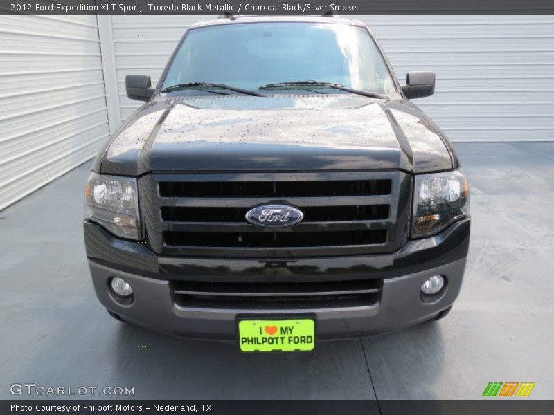 Tuxedo Black Metallic / Charcoal Black/Silver Smoke 2012 Ford Expedition XLT Sport