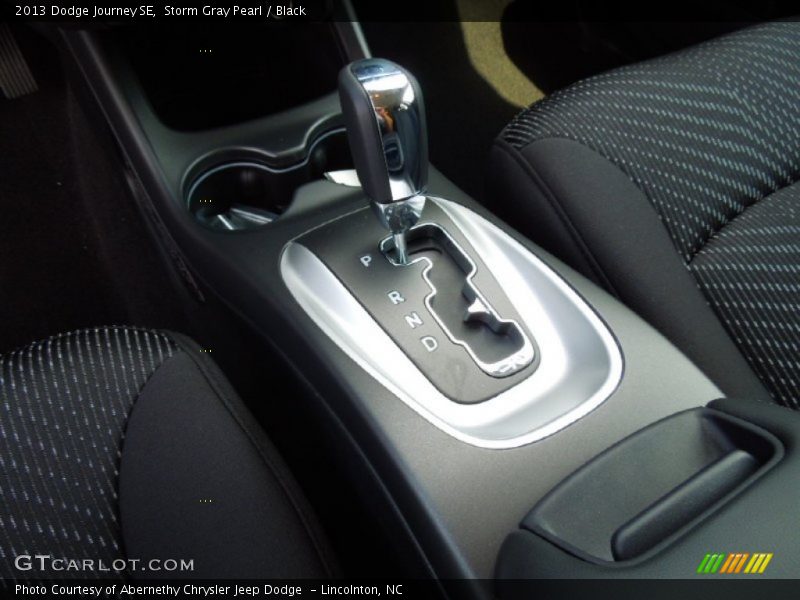 Storm Gray Pearl / Black 2013 Dodge Journey SE