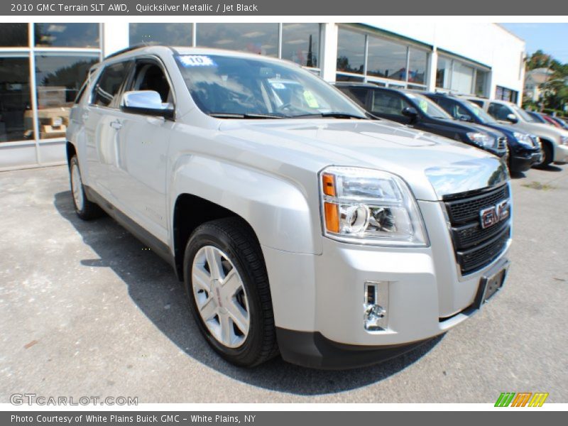 Quicksilver Metallic / Jet Black 2010 GMC Terrain SLT AWD