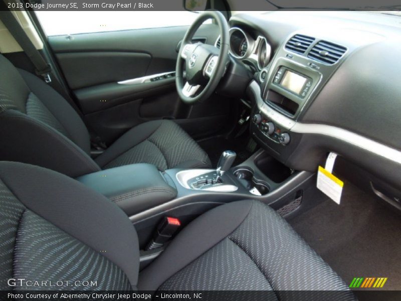 Storm Gray Pearl / Black 2013 Dodge Journey SE