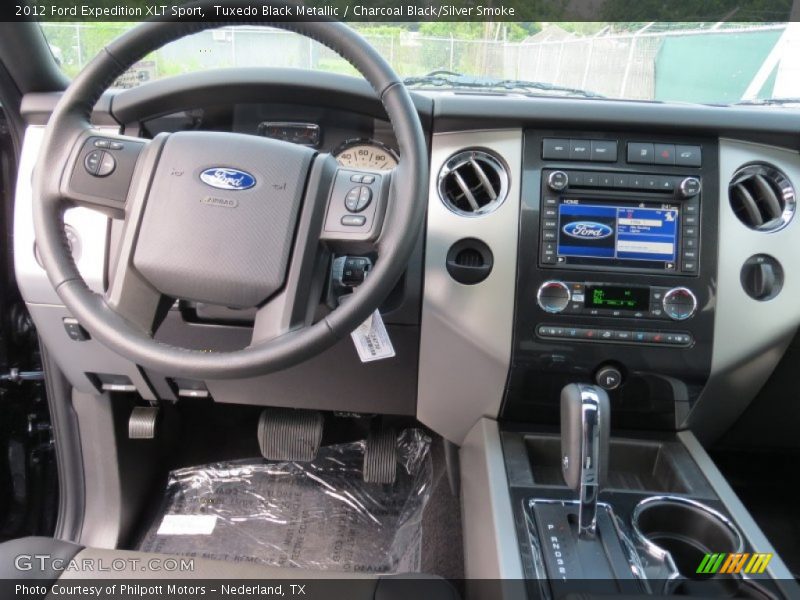 Tuxedo Black Metallic / Charcoal Black/Silver Smoke 2012 Ford Expedition XLT Sport