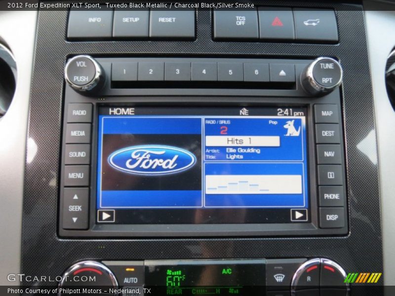 Tuxedo Black Metallic / Charcoal Black/Silver Smoke 2012 Ford Expedition XLT Sport