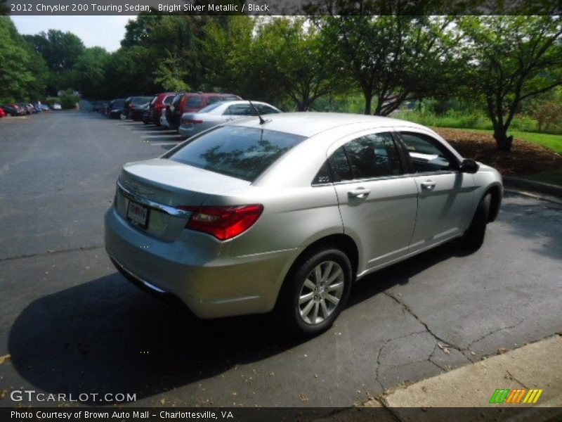 Bright Silver Metallic / Black 2012 Chrysler 200 Touring Sedan
