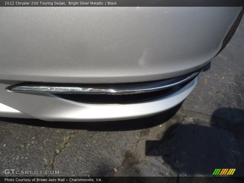 Bright Silver Metallic / Black 2012 Chrysler 200 Touring Sedan