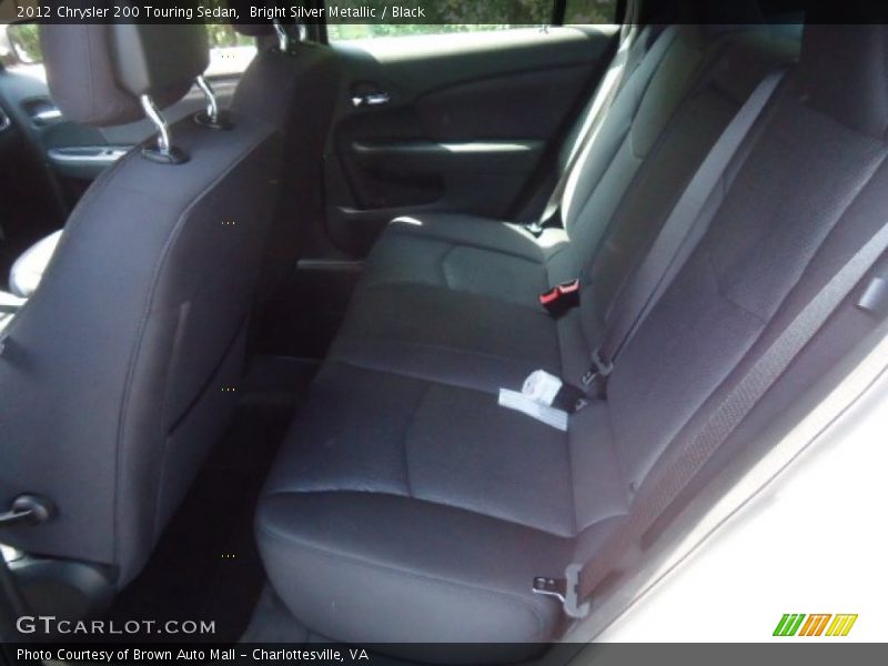 Bright Silver Metallic / Black 2012 Chrysler 200 Touring Sedan