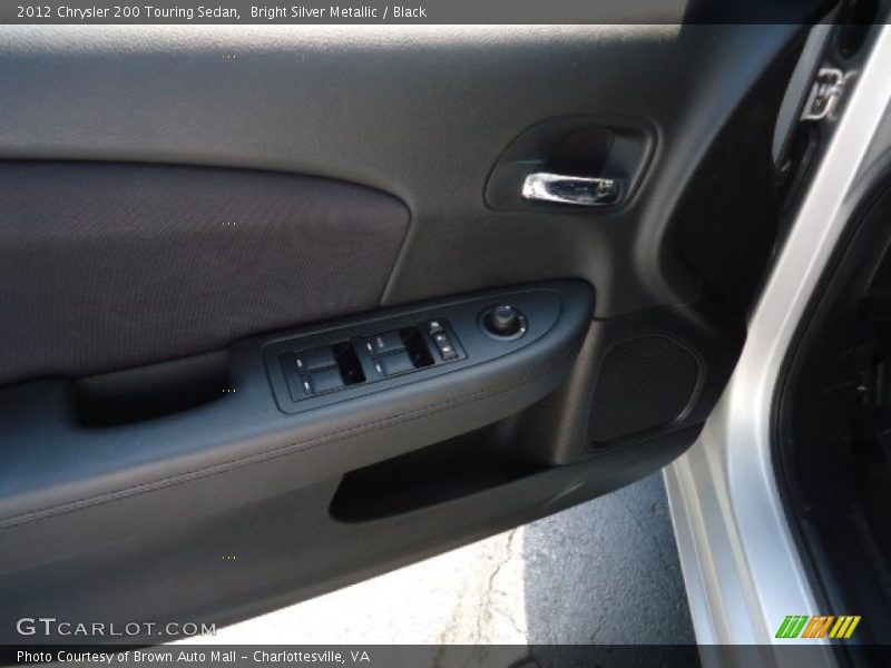 Bright Silver Metallic / Black 2012 Chrysler 200 Touring Sedan